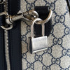 【95新】Gucci古驰724642老花拼深蓝色savoy旅行袋手提单肩包中性款200426TJ20 商品缩略图10