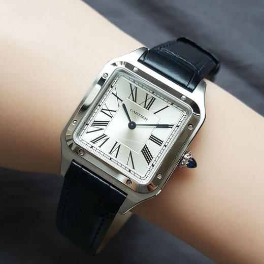 【95新】CARTIER卡地亚WSSA0022石英31*43MM（中性款）山度士系列  精钢160426AK59 商品图7