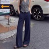 垂！软！型！ 【梦惠妮 老钱风亚麻西装裤】视觉显高 版型新升级！！！软糯垂坠 透气不闷  一秒get大长腿 日常通勤 外出休闲 百搭裤 亚麻裤 休闲阔腿裤 #M663 商品缩略图4