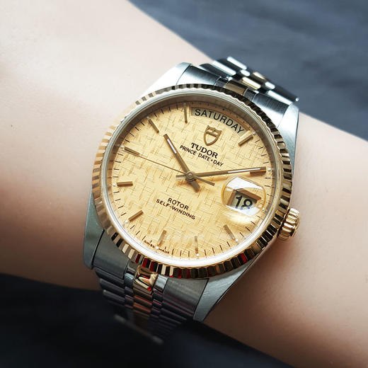 【95新】TUDOR帝舵M76213-0016自动机械日期显示、星期显示36MM（男款）王子与公主系列  精钢（18k黄金表圈）080426TJ14 商品图7