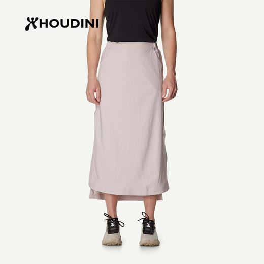 HOUDINI胡丁尼 Walkabout Skirt 旅行 女款户外时尚舒适速干长裙860018 商品图0