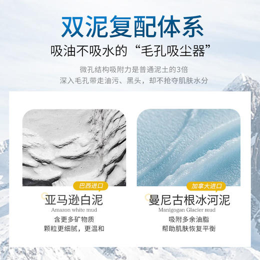 【会员价 · 洁颜泥】亚瑟王控油净透毛孔洗面奶药用层孔菌洁颜泥男女生专研深层清洁控油洁面泥 商品图2