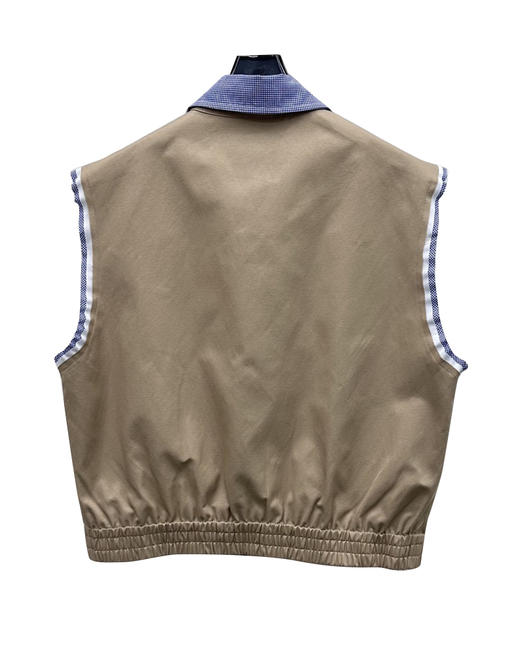 女款拼接马甲外套高腰半裙套装zh017 商品图1