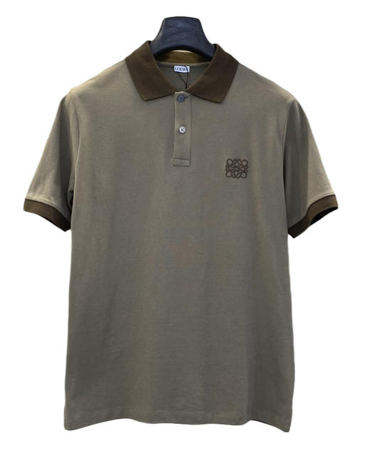 中性款拼色刺绣短袖Polo衫zo014 商品图0