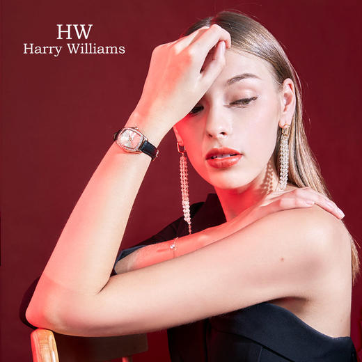 HarryWilliams时尚轻奢水晶小方表（48小时发货） 商品图2