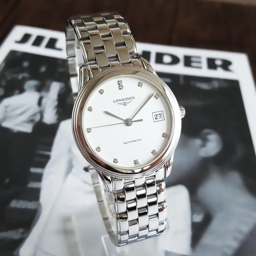 【95新】LONGINES浪琴L4.774.4.27.6自动机械日期显示36MM（男款）经典系列 精钢170426TJ36 商品图2