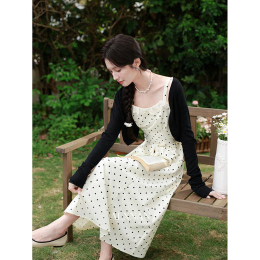 鹿向南【0428/20:00新品前1小时7折限量100件】波点连衣裙 商品图3