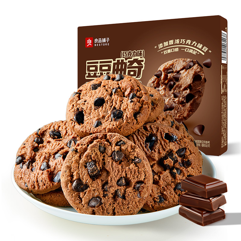豆豆曲奇（巧克力味）102g