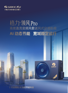 GREE格力 领风Pro系列变频风管式空调机组 FGP8.5Pd/Kb1Nh-N1（含安装，具体参考商品详情）