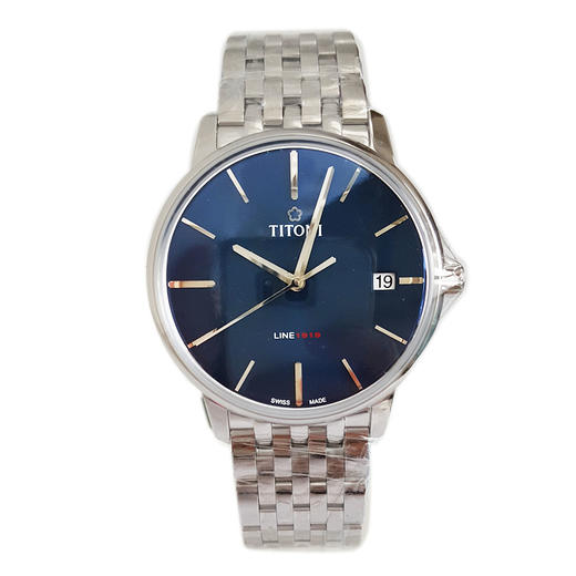 【全新】TITONI 梅花83919 S-612自动机械机芯日期显示40MM（男款）Line 1919系列精钢180426NJ09 商品图0