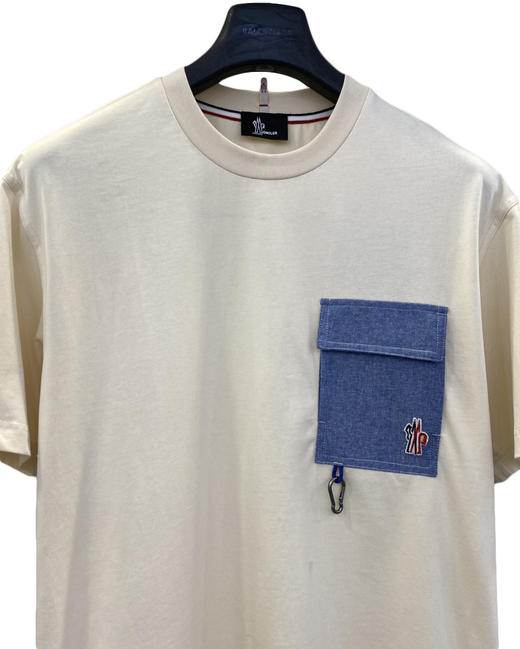 男款口袋绳扣刺绣短袖T恤zh018 商品图2