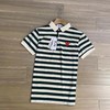 F042428夏季新款男女情侣款短袖POLO条纹打底衫短袖T恤 商品缩略图3