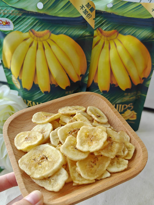 【都乐🍌香蕉片】29.9到手3大包！！加量不加价！！！ 🔺配料简单干净，含有天然椰子油烘焙，颜色金黄，鲜香酥脆！效期至：26年8 商品图3
