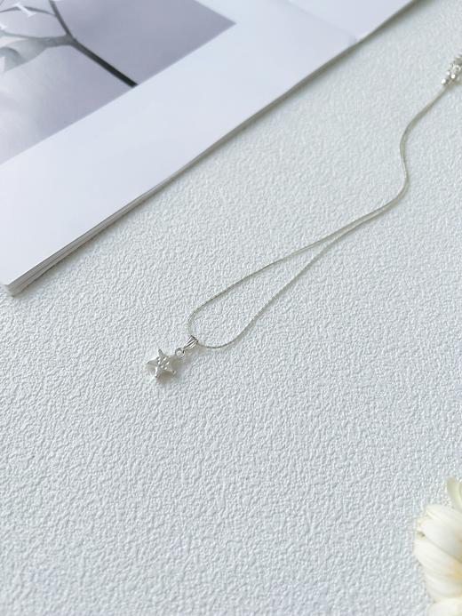 鹿鹿推荐•幸运微笑星星吊坠简约高级项链 商品图2