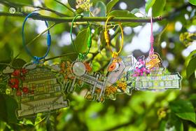 武大珞珈风吟亚克力挂件钥匙扣