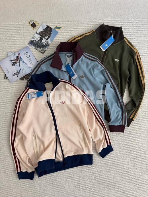 ad originals WAFFLE TRACK TOP 华夫格 针织宽松长袖夹克 男女同款 商品图4