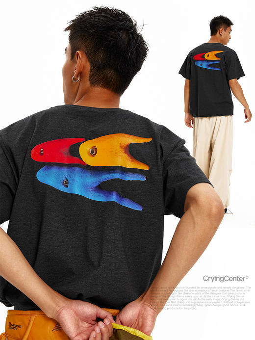 CryingCenter 岩点logo攀岩短袖TEE 哭喊中心 商品图2