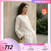 PALUOPO/PL春夏圆领山水暗纹外套真丝冠乐绉长袖衬衫ES2F0210Z 商品缩略图0
