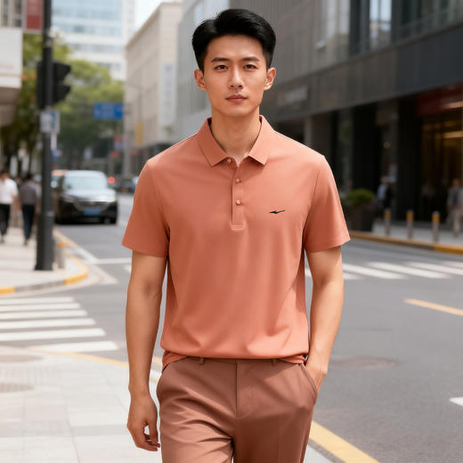¹鸿星尔克男士POLO衫 舒爽透气 翻领T恤 E-CS9911CF01-CR MM-SY 商品图8