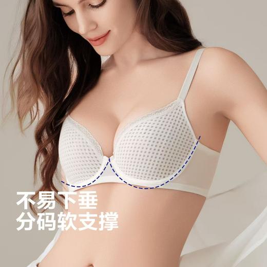 【内衣店庆提前购】【一口价】3楼安莉芳软支撑透气单层围文胸薄款大胸显小风巢杯内衣EBW0873吊牌价 499现价162 商品图4