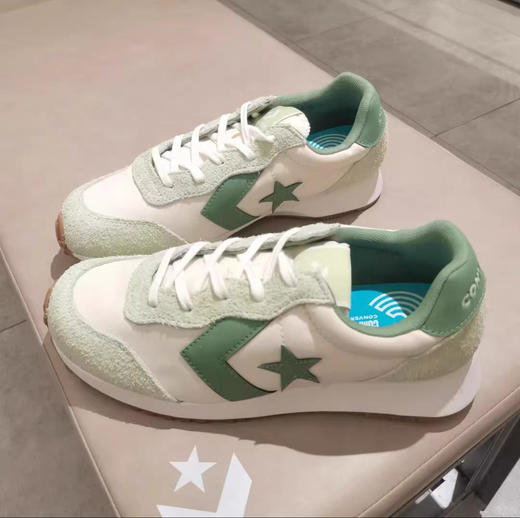 【店庆提前购】【4折】7楼CONVERSE匡威 抹茶绿学院风复古跑鞋A16173C吊牌价599折后价239 商品图2
