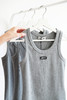 工字背心tee，元祖灰配色。低饱和氛围感复古法式圆领马甲E042566 商品缩略图4