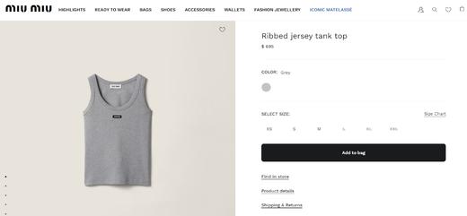 工字背心tee，元祖灰配色。低饱和氛围感复古法式圆领马甲E042566 商品图5