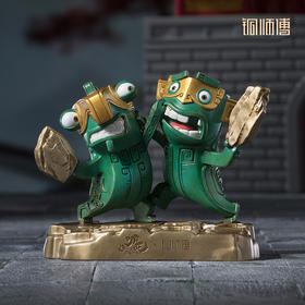铜师傅 正版授权《哪吒之魔童闹海》互殴结界兽 潮玩铜摆件 哪吒周边