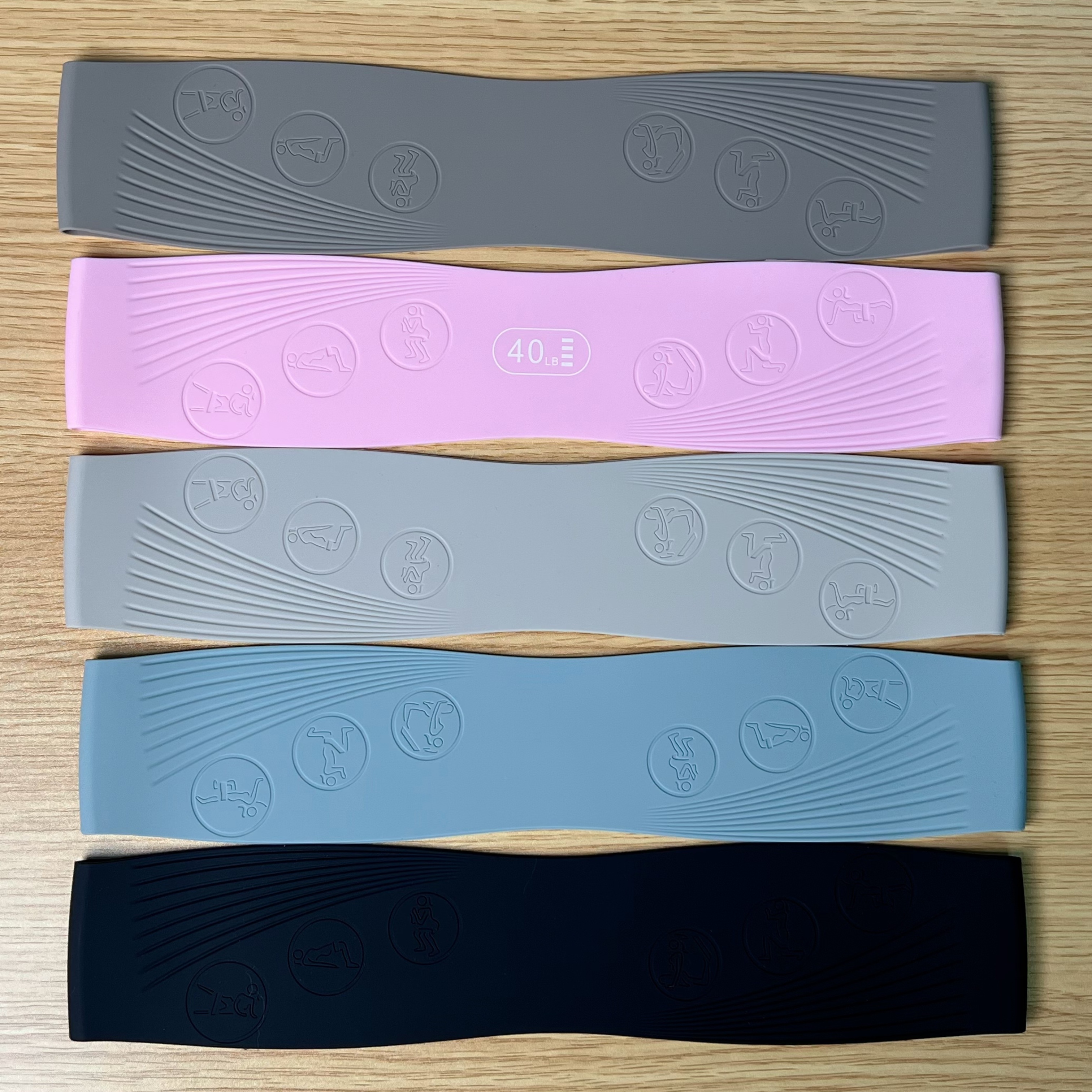 拉力带 瑜伽腿部力量训练 拉伸放松硅胶弹力带（需要排单，急单慎拍）