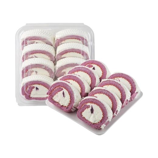 麦德龙 蓝莓酸奶瑞士卷蛋糕8片装 560g 商品图0