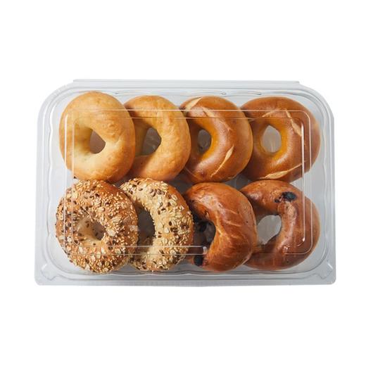 麦德龙 麦臻选 贝果组合8粒（原味&蓝莓&全麦&碱水）560g 商品图0