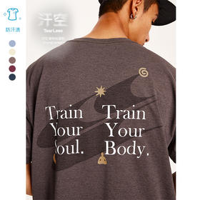 CryingCenter跑步运动羽毛球印记标点训练短袖中性速干汗空面料