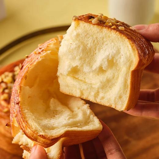 麦德龙 千层奶香手撕面包（果仁味+可可味+原味）6只/盒 商品图2