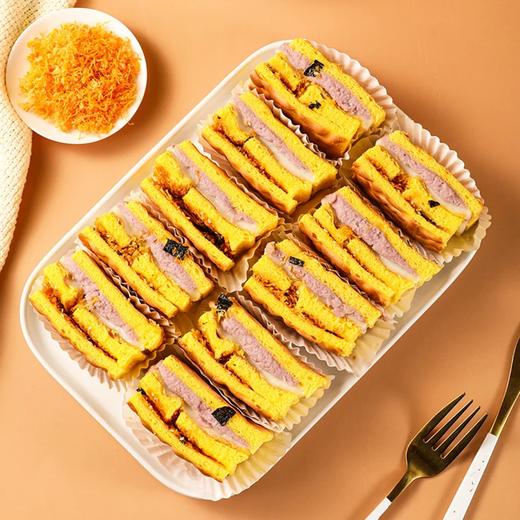 麦德龙 芋泥麻薯松松虎皮卷 550g 商品图1