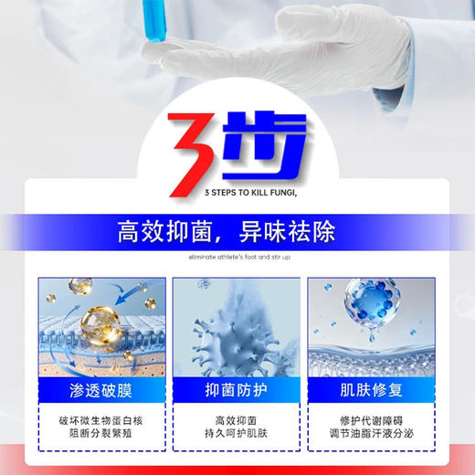 热卖中！！「告别脚臭/脚痒」全新升级！德国SOS足部健康水 除臭喷雾 80ml/瓶 快速除臭 清爽止痒 99.9%yi菌 温和舒爽 无异味 小孩孕妇老人可用 商品图2