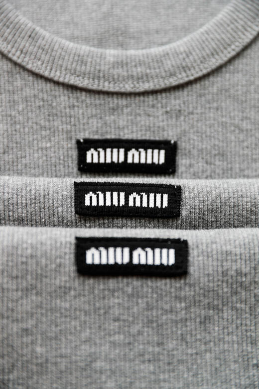 工字背心tee，元祖灰配色。低饱和氛围感复古法式圆领马甲E042566 商品图2