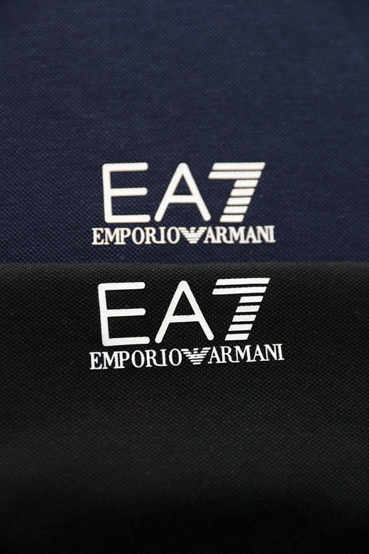 撞色边Polo衫，直接出口。翻领设计胸口字母印花短袖poloE042558 商品图2