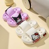 【春夏鞋服丨三丽鸥HelloKitty成人儿童拖鞋】软弹EVA厚底设计，走路不易累脚，波点/格纹/豹纹等，每款随便搭配都好看，轻松搞定日常，上班/上学族出门不纠结~ 商品缩略图5