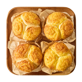 麦德龙 榴莲椰香面包 4个装 380g/盒