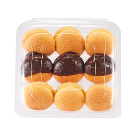 麦德龙 软萌萌蛋糕（巧克力+牛奶）9个 200g