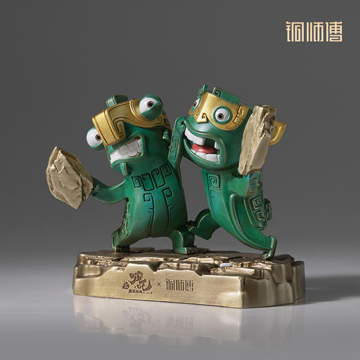 铜师傅 正版授权《哪吒之魔童闹海》互殴结界兽 潮玩铜摆件 哪吒周边 商品图2