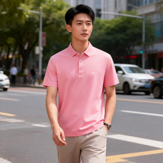 ¹鸿星尔克男士POLO衫 舒爽透气 翻领T恤 E-CS9911CF01-CR MM-SY 商品图6