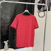 代购级COACH蔻驰女款时尚新款短袖红色满印T恤 商品缩略图7