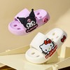 【春夏鞋服丨三丽鸥HelloKitty成人儿童拖鞋】软弹EVA厚底设计，走路不易累脚，波点/格纹/豹纹等，每款随便搭配都好看，轻松搞定日常，上班/上学族出门不纠结~ 商品缩略图4