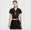 【店庆提前购】【6折】7楼NIKE耐克女子新款休闲针织罗纹修身短袖翻领运动T恤IM3393-010吊牌价349折后价209 商品缩略图0