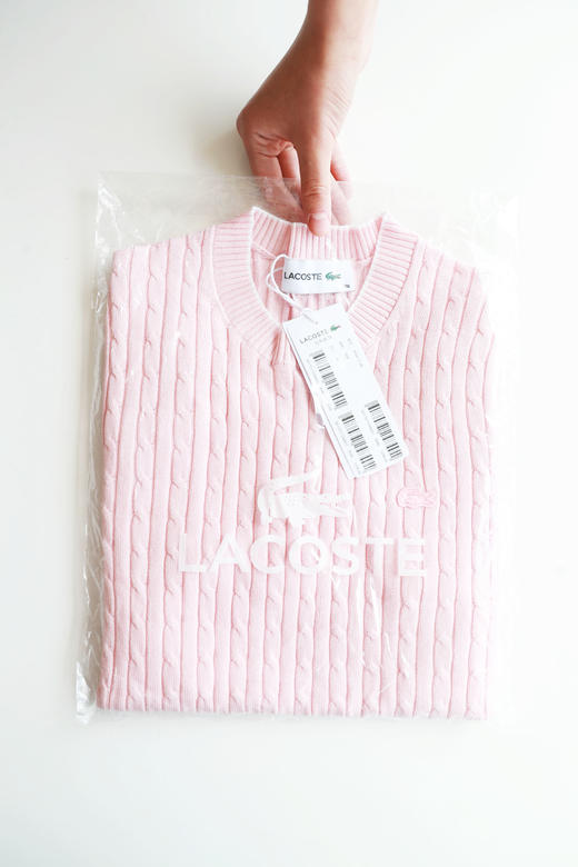 韩里韩气麻花衫，小标刺绣工艺。法式复古圆领亲肤针织衫E042568 商品图14