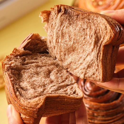 麦德龙 千层奶香手撕面包（果仁味+可可味+原味）6只/盒 商品图3