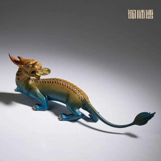 铜师傅 铜摆件《八方来财》铜工艺品 家居饰品貔貅客厅桌面装饰 商品图2
