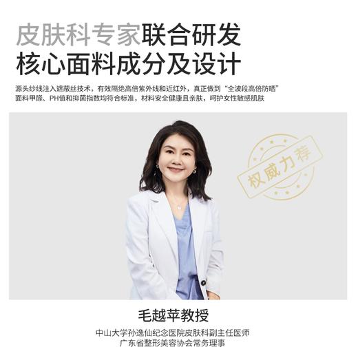 小野和子凉感防晒口罩 防紫外线遮阳轻薄防晒面罩KASS24008 商品图3