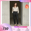 PALUOPO/PL桑蚕丝透气香云纱锥形裤真丝休闲裤ES2F0970Z 商品缩略图0